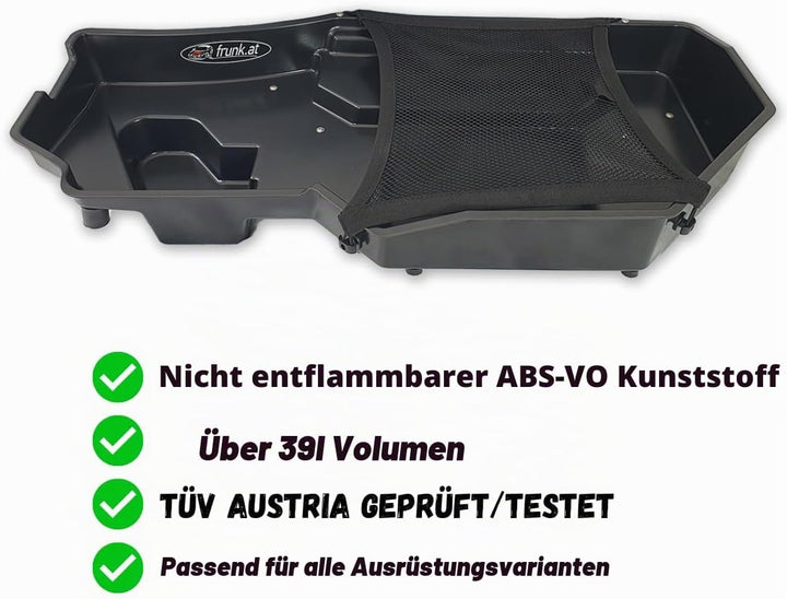 frunk (Front-Trunk vorderen Kofferraum kompatibel für Audi Q4 e-tron 2021- | Stauraum | aus brandhem