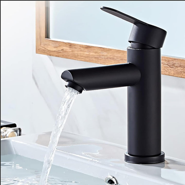 Heisse und kalte Waschtischarmaturen aus Edelstahl, wassersparend, leise und tropffrei für Badezimme