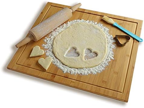 Herd Abdeckplatte Schneidbrett Bambus 56 x 50 cm volles standard Kochfeld