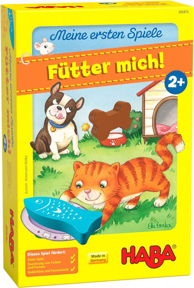 Haba 4983 - Meine ersten Spiele Fische Angeln, ab 2 Jahren & 305473 - Meine ersten Spiele – Fütter M