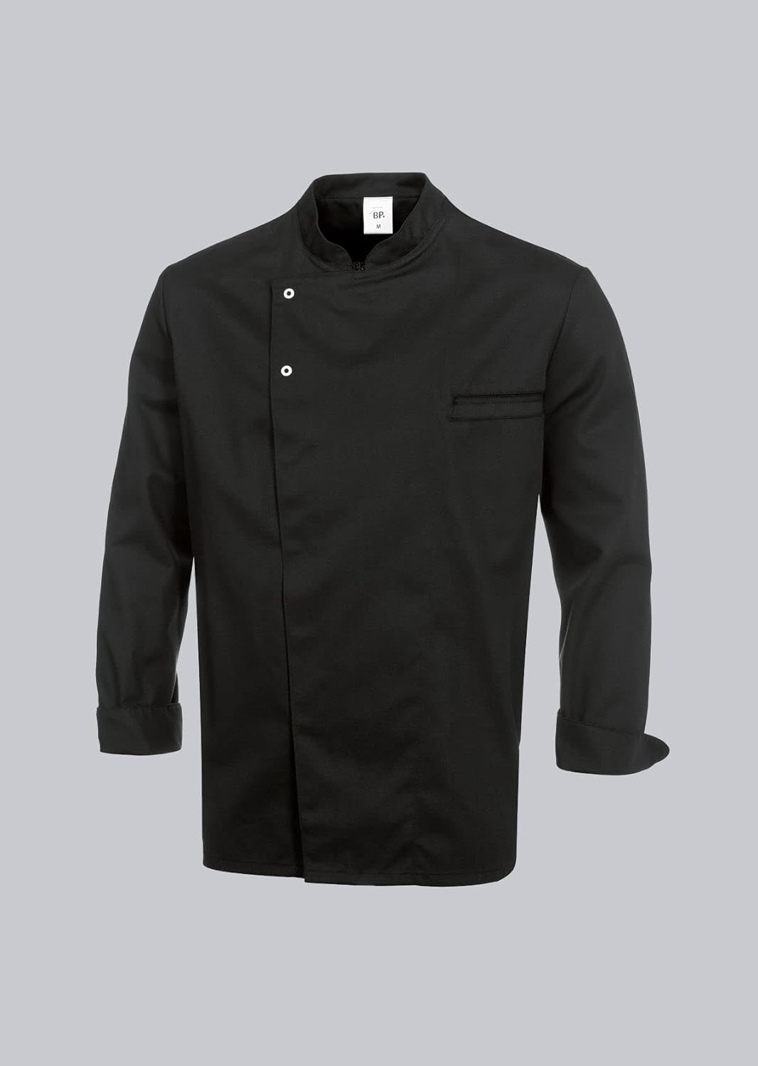 BP Gourmet 1547-400-32 Kochjacke - Langarm - 65% Polyester, 35% Baumwolle - Druckknöpfe aus Edelstah