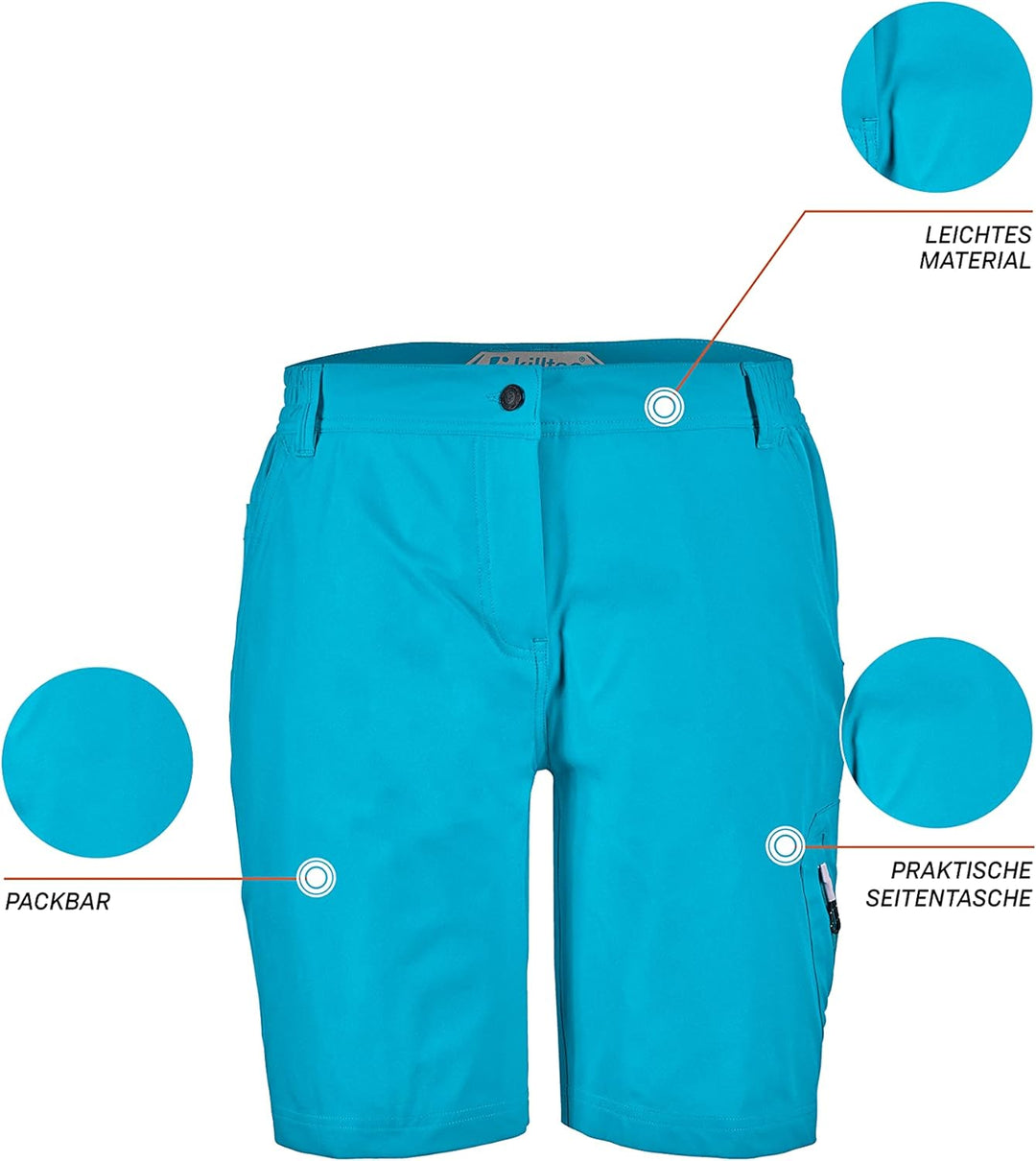 Killtec Damen Funktionsbermudas/Shorts, packbar Trin Wmn Brmds 44 Himbeere, 44 Himbeere