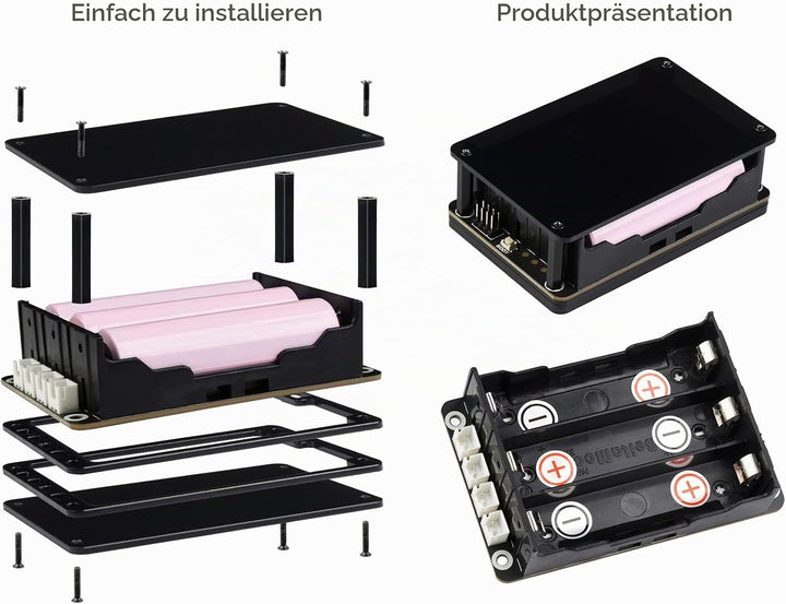 Waveshare Uninterruptible Power Supply UPS Module Supports Charging and Power Output at The Same Tim
