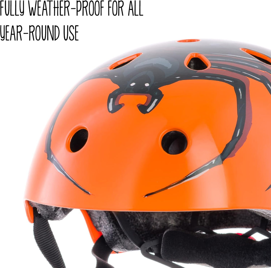 hornit Kinderhelm Fahrradhelm für Mädchen und Jungs Herren und Damen - Komplett einstellbar - LED Rü