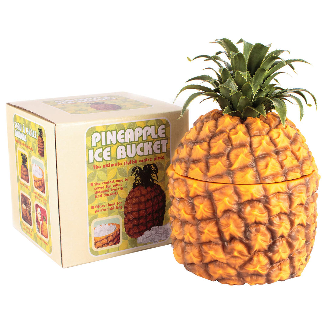 Bar Bespoke Retro Ananas-Eiskübel – Vintage-Kunststoff in Ananasform 1 —, 1 —