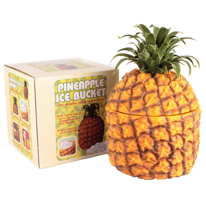 Bar Bespoke Retro Ananas-Eiskübel – Vintage-Kunststoff in Ananasform 1 —, 1 —