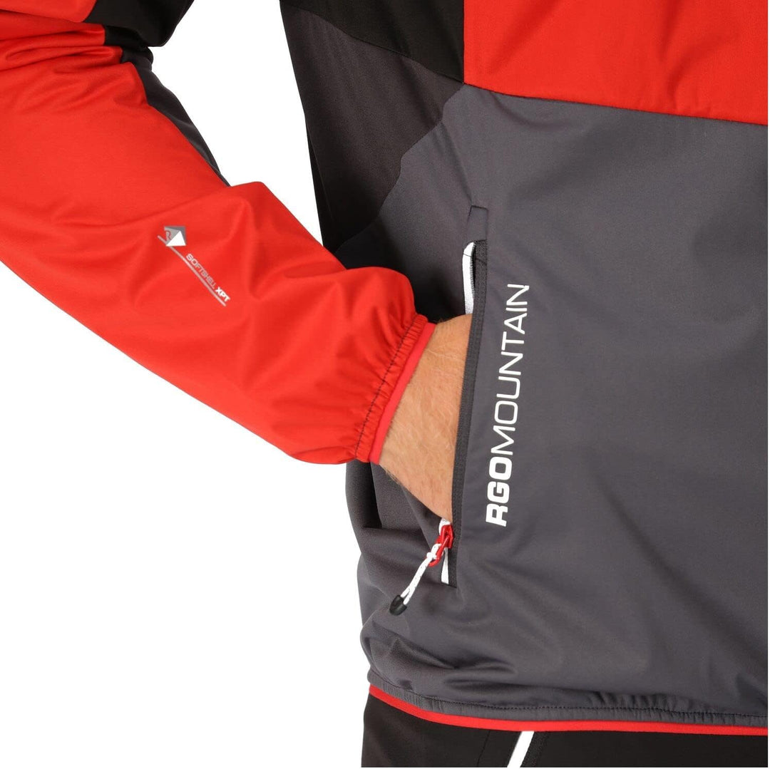 Regatta Tarvos VI Softshelljacke Herren mit Kapuze XL Rot, XL Rot