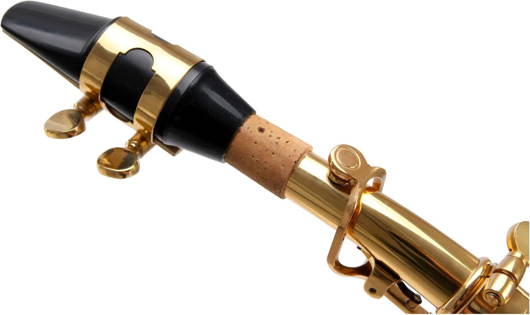 Classic Cantabile Winds SS-450 Bb Sopransaxophon (Messing, klarlackiert, Hoch-Fis-Klappen, ergonomis