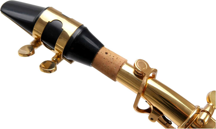 Classic Cantabile Winds SS-450 Bb Sopransaxophon (Messing, klarlackiert, Hoch-Fis-Klappen, ergonomis