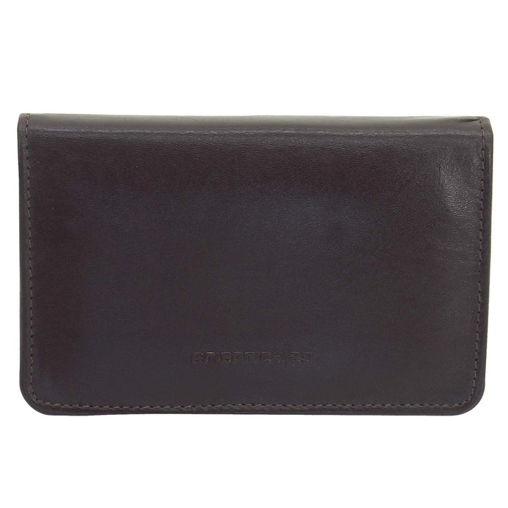 Friedrich|23, Maniküre-Set, 8 x 12 x 2 cm, 6-teilig, Leder, Etui mit Reissverschluss, Dunkelbraun, 7