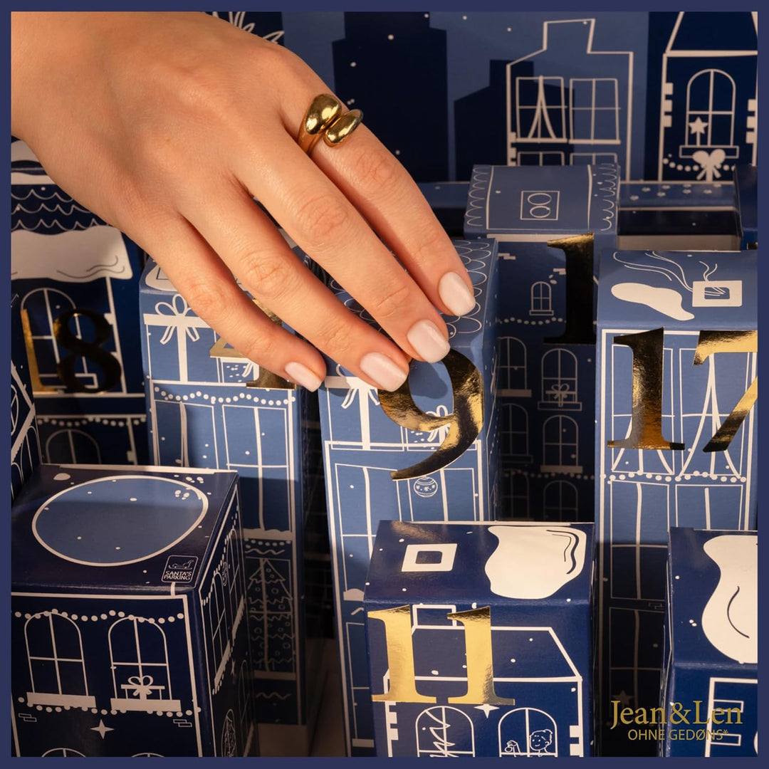 Jean & Len Adventskalender 2025, weihnachtliche 3D DIY-Szenerie, inklusive zwei Rosemary & Ginger De