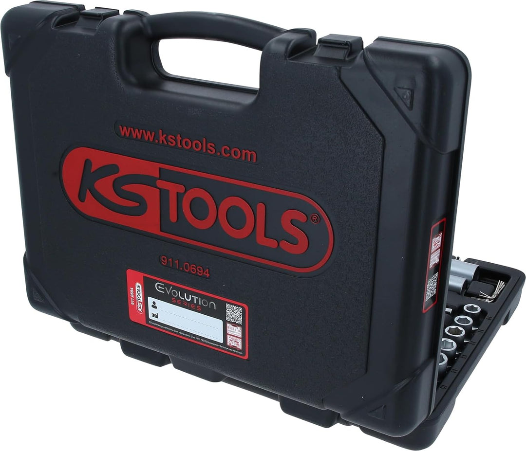 KS Tools 911.0694 1/4"+1/2" Steckschlüssel-Satz, 94-tlg