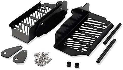 Kühlerschutz Aluminium Kompatibel für Husqvarna TE 300/250 / 150 i 17-20 schwarz
