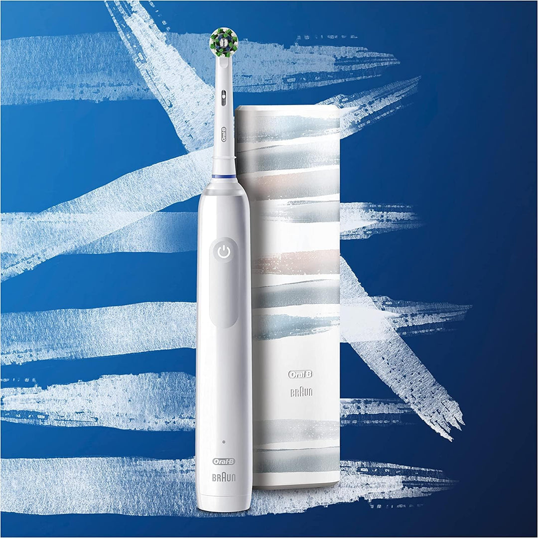 Oral-B PRO 3 3500 Elektrische Zahnbürste/Electric Toothbrush, mit 3 Putzmodi und visueller 360° Andr