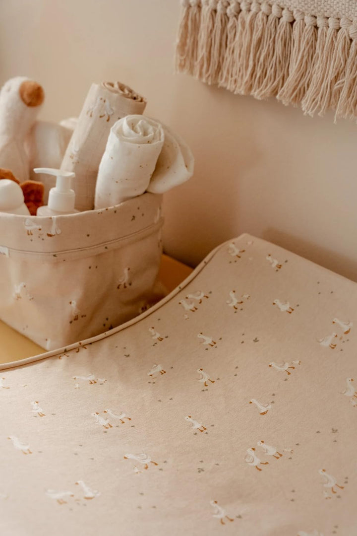 Little Dutch Wickeltischkörbchen Körbchen Korb Utensilo Organizer für den Wickeltisch Baby gross - L