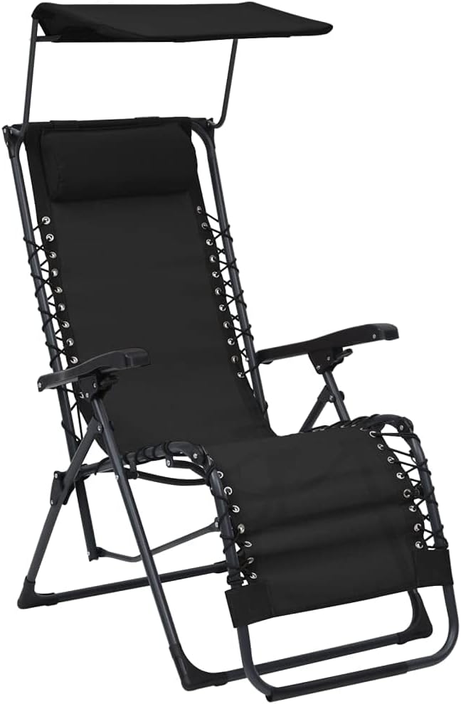 vidaXL 2X Liegestuhl Klappbar Gartenstuhl Sonnenliege Relaxliege Gartenliege Strandliege Campingstuh