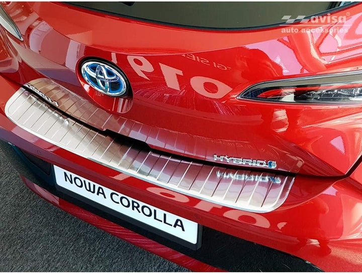 Avisa Edelstahl Heckstossstangenschutz kompatibel mit Toyota Corolla XII HB 2019- (inkl. GR-Sport) '