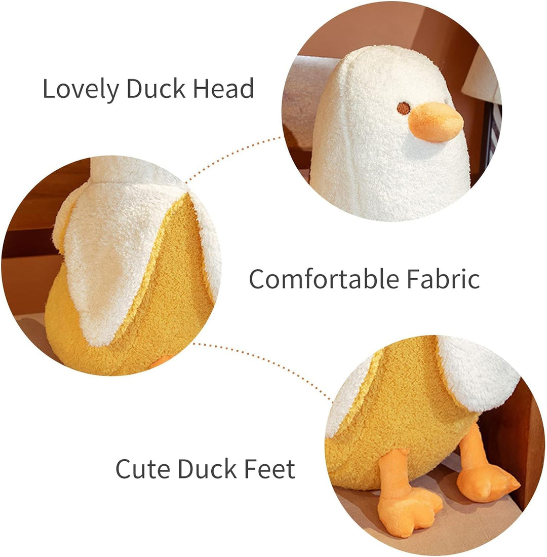 shownicer Plüschtier Banane Ente Stofftier, Kawaii Ente Plüsch, Banane Kuscheltier, Plüschkissen, We