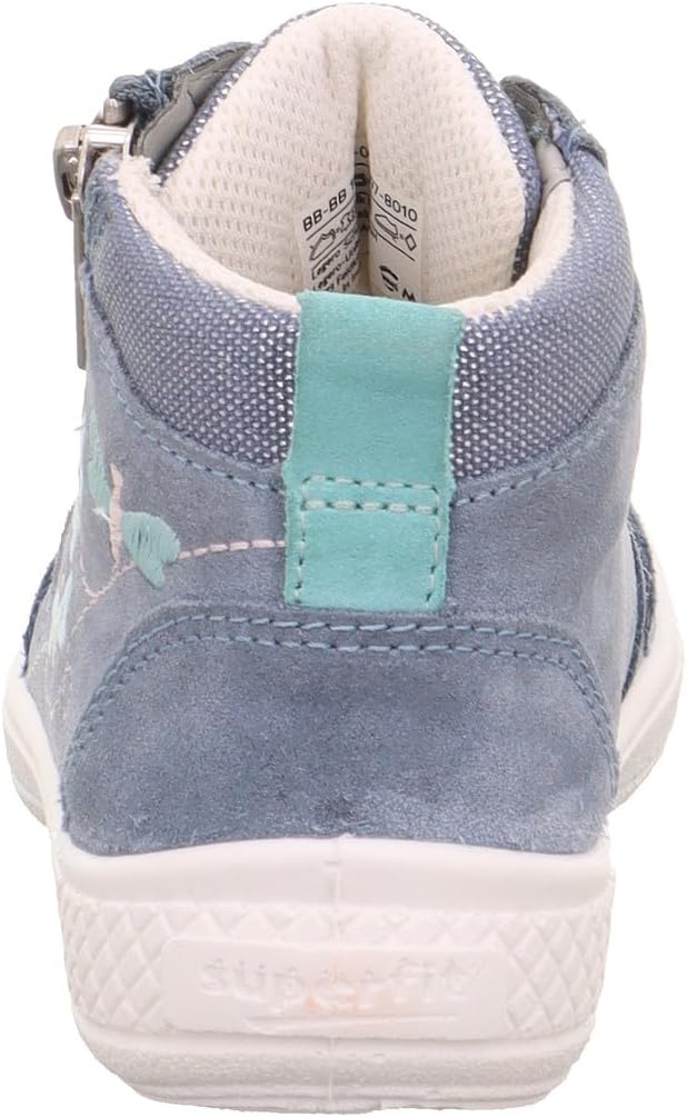 Superfit Mädchen Tensy Sneaker 26 EU Blau Hellgrün 8010, 26 EU Blau Hellgr&#xFC;n 8010