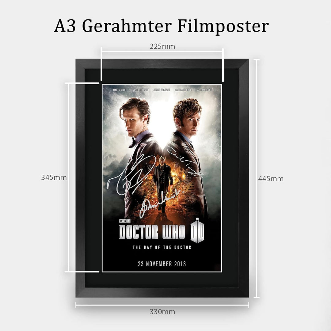 HWC Trading A3 FR Dr Who - Day Of The Doctor TV-Serie Poster David Tennant Matt Smith John Hurt Gesc