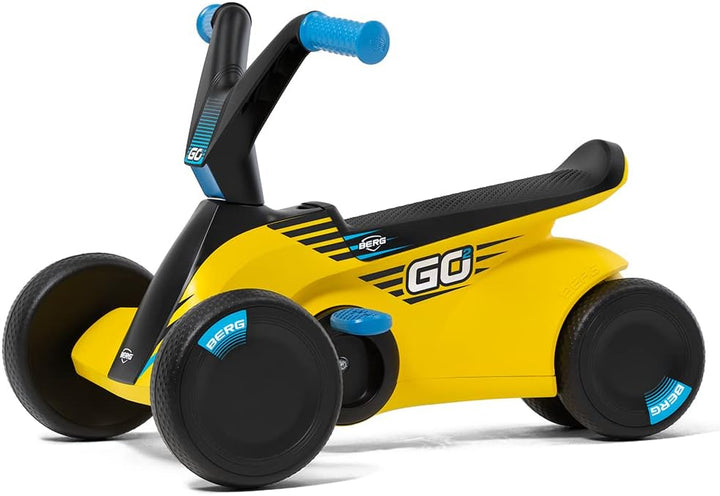 Berg GO² 2in1 Rutschauto, Rutscher und Laufrad, Kinderrutscher, Kinderauto mit Ausklappbare Pedale,