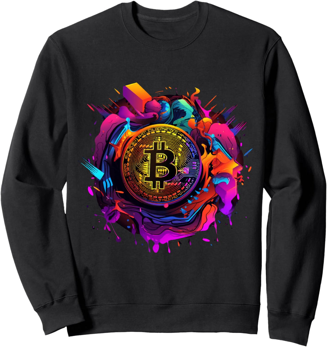 Bitcoin T-Shirt BTC Kryptowährung Bitcoin Hodler Crypto Sweatshirt