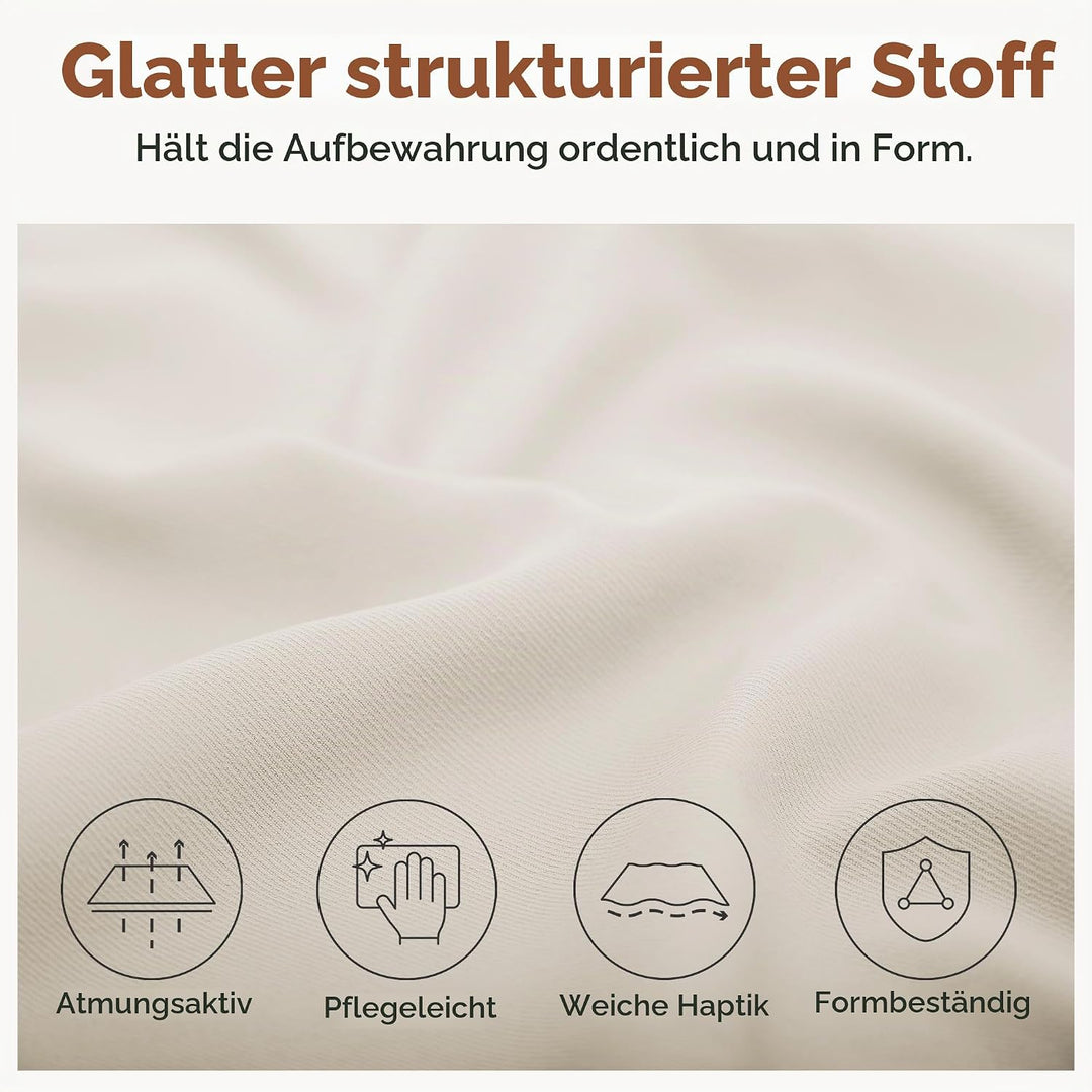 StorageWorks grosser Aufbewahrungskorb Stoff, faltbare Aufbewahrungsbox für Regale, Schränke, Spielz