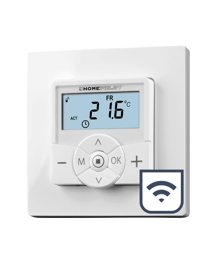 HOMEPILOT Thermostat Premium smart, Wandthermostat mit Funk z. B. für Fussbodenheizung, Unterputz 23
