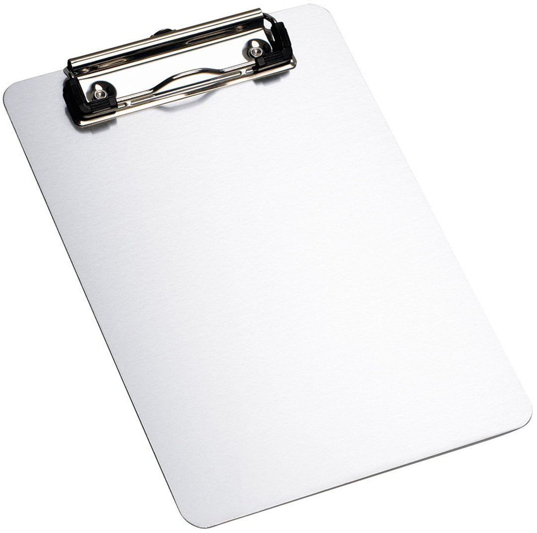 Alco-Albert 5516 Alu Klemmbrett, DIN A5, unzerbrechlich, Wasser-resistent (Alu | A4, 20), 20