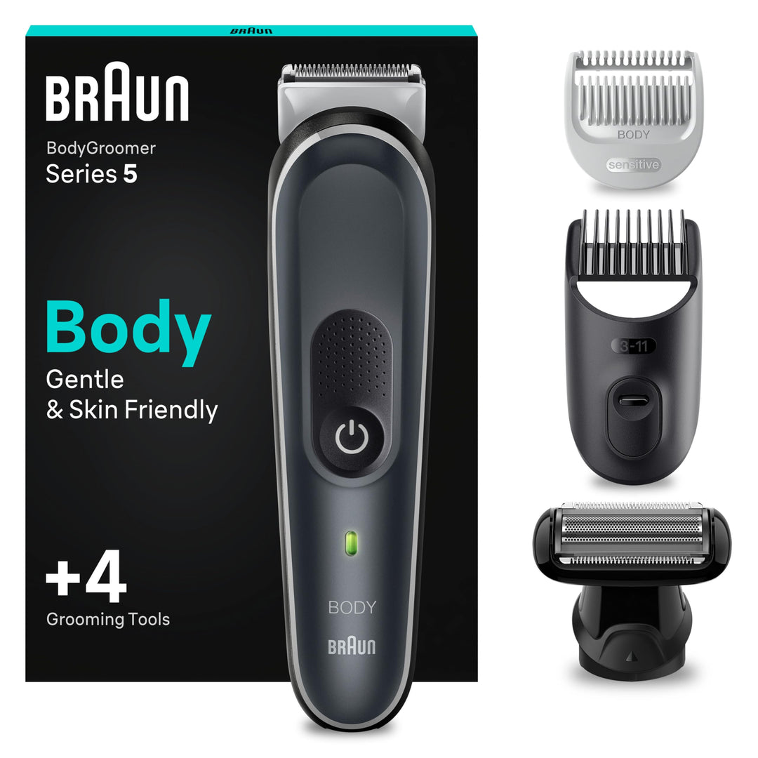 Braun Series 5 Bodygroomer / Intimrasierer Mann, Körperpflege- und Haarentfernung für Herren, für Br