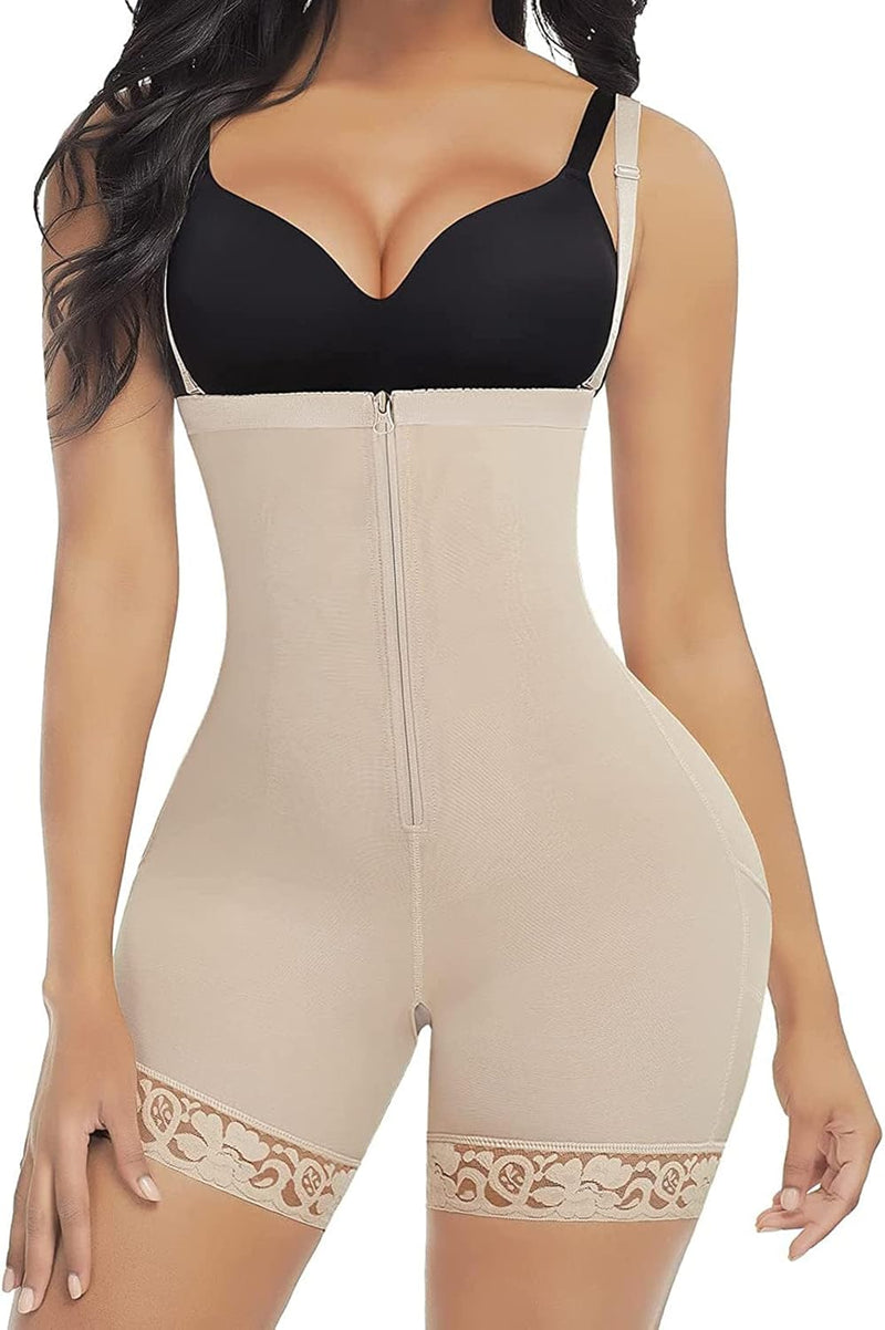 FeelinGirl Miederhose Stark Formend Hohe Taille Shaping Hose Bauchweg für Damen Shapewear mit Abnehm