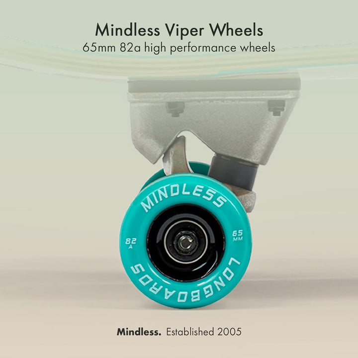 Mindless Viper Wheels Skateboard-Rollen, Unisex, Erwachsene 65x44 mm Grün (Green), 65x44 mm Grün (Gr
