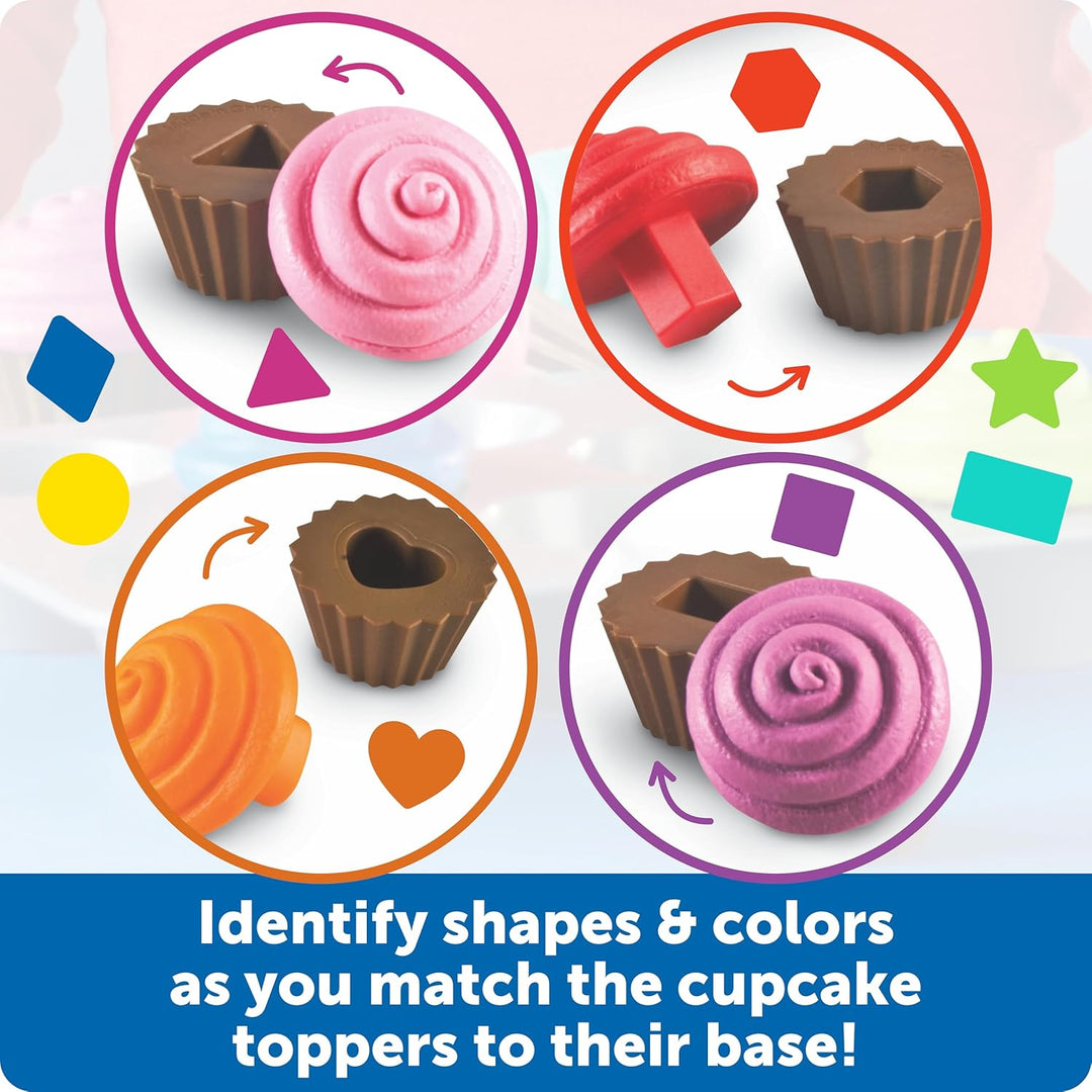 Learning Resources Smart Snacks Cupcake Formen-Steckspiel Einzeln, Einzeln
