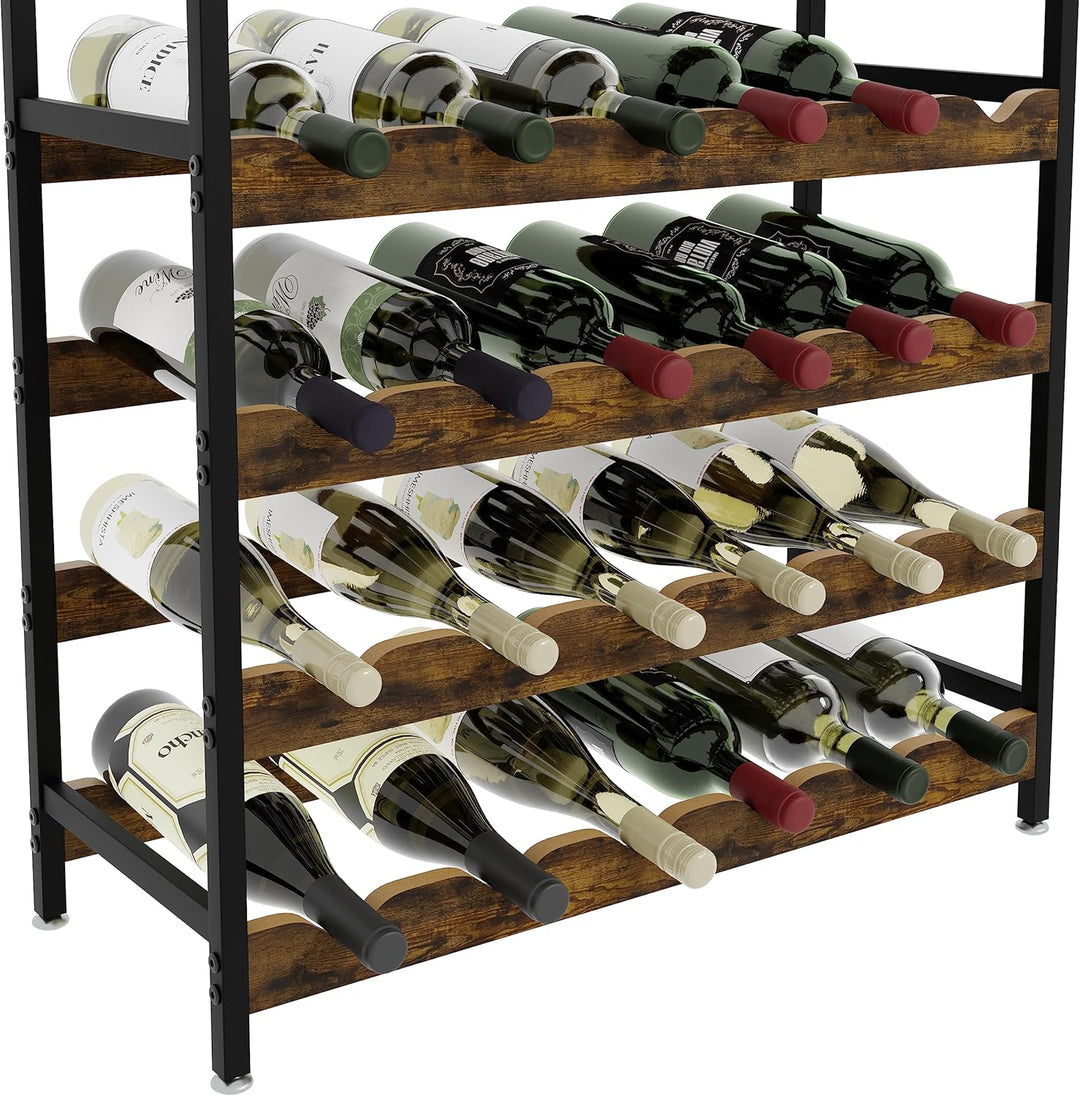 Lenmar, Weinregal aus Metall für Flaschen, 7-30 Flaschen, Wein, Flaschenregal, Kellerregal, Regale,