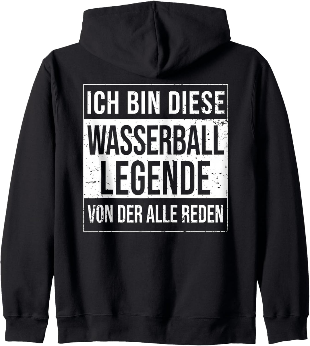 Wasserball-Spieler Geburtstag geboren Legende Wasserball Kapuzenjacke