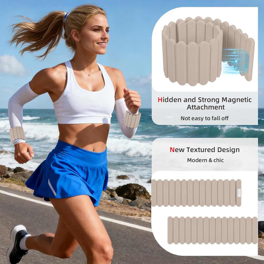 Abahub Magnetische Gewichte Hand Fuss Wrist Ankle Weights Handgelenk Gewichte für Beine und Arme Set