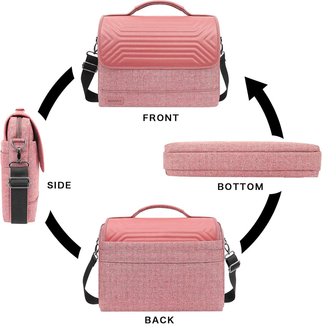 DOMISO 15-15,6 Zoll Wasserdicht Laptop Tasche Aktentasche Schultertasche Notebooktasche für 15.6" Le
