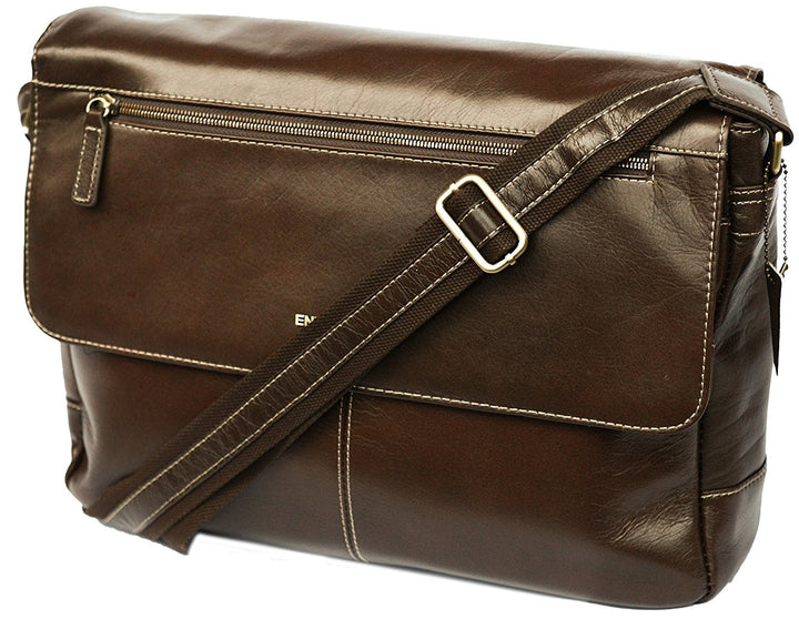 Enzo Design Umhängetasche Braun, Braun