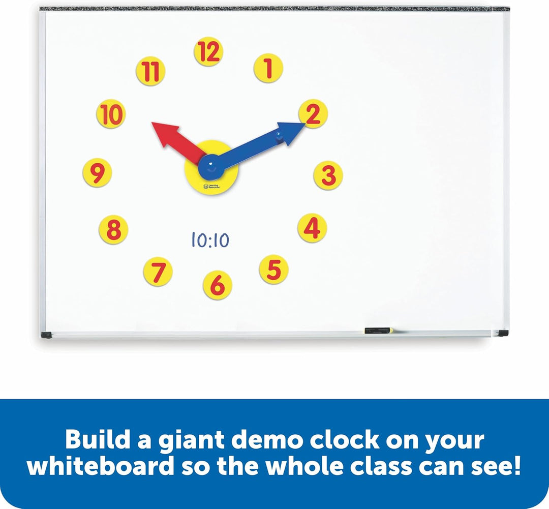 Learning Resources Magnetisches Uhrenset mit Zahnrad