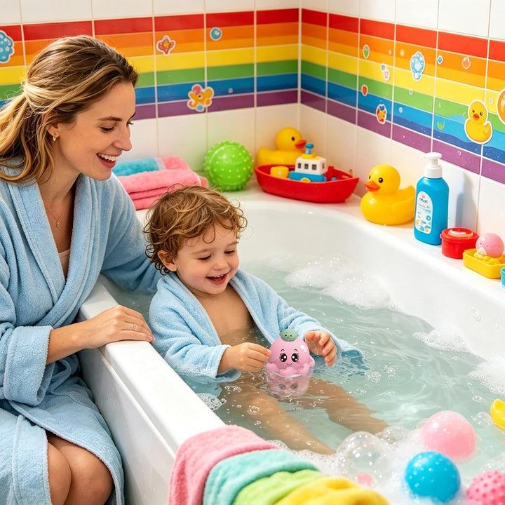 Wasserspielzeug Elektrische niedliche auslaufsichere -Fontäne | Badespielzeug Sprinkler für Outdoor-