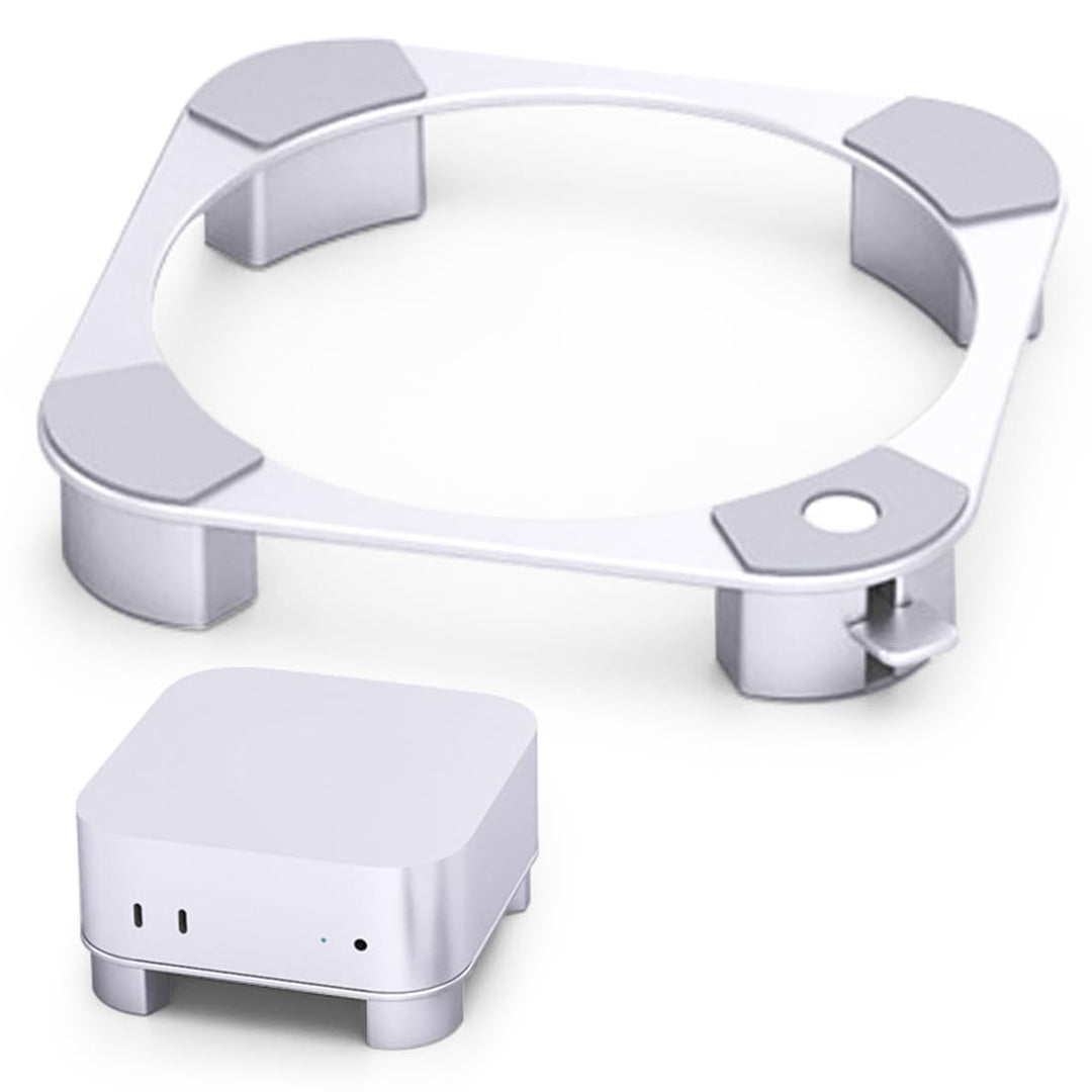 Aluminium Ständer für Mac mini M4/M4 Pro, Praktisch Gestalteter Schaltmechanismus, Belüftung Wärmeab