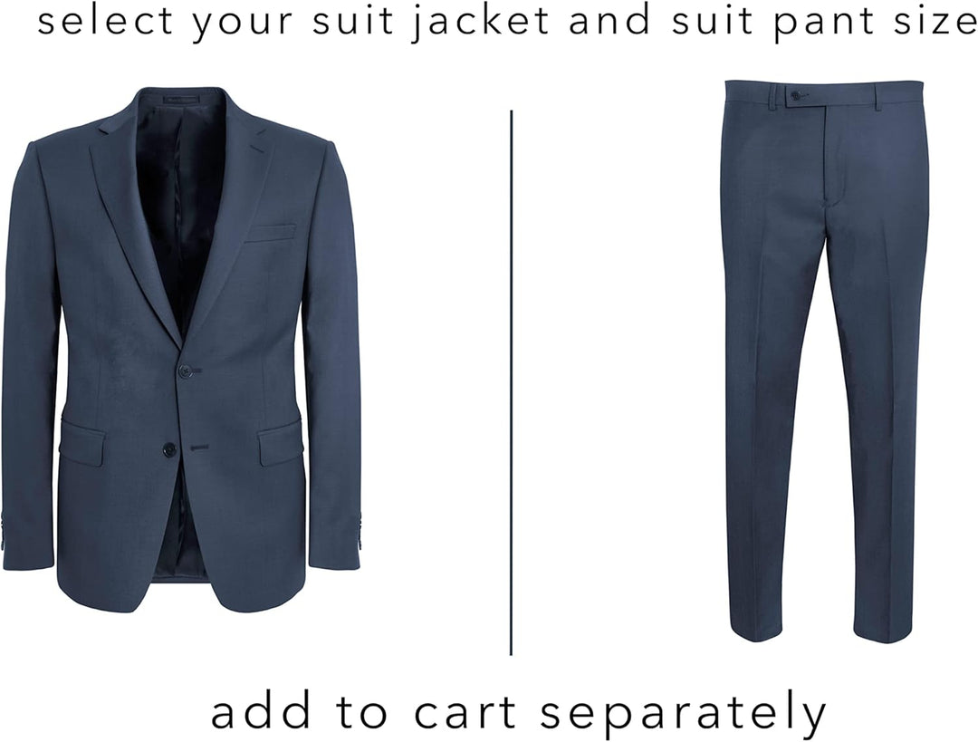 Calvin Klein Herren Slim Fit Stretch Suit Separates - Custom Jacket & Pant Size Selection Jerome, 32