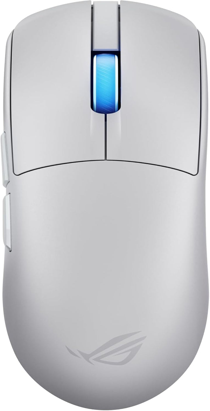 ASUS ROG Harpe II Ace White Wireless Gaming Maus (48 Gramm, semisymmetrische Esport Mouse, ROG AimPo