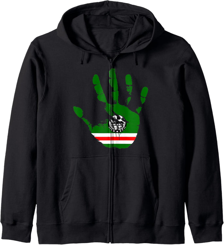 Chechen Flag. Cool Chechnya Flag. Proud Chechen Roots Kapuzenjacke