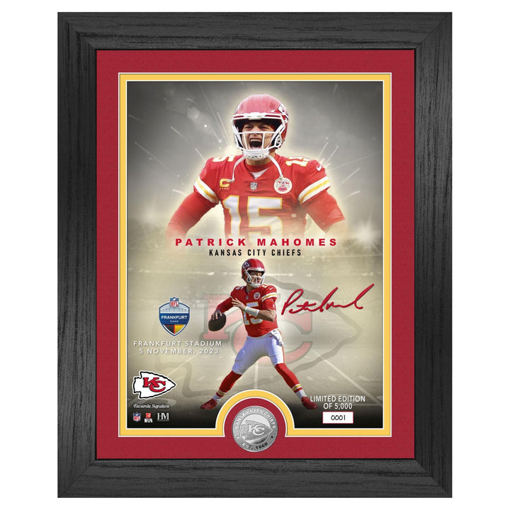 Highland Mint NFL Frankfurt Kansas City Chiefs Patrick Mahomes Coin Bild