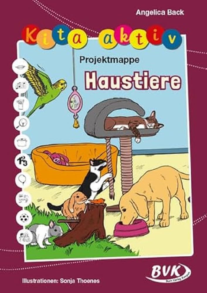 Kita aktiv Projektmappe Haustiere | Hund, Katze, Hamster und weitere Kleintiere, Broschüre