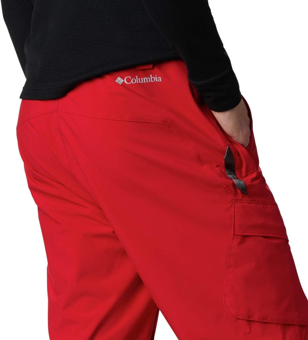 Columbia Mens Powder Stash Pant Berg Red S, Berg Red S