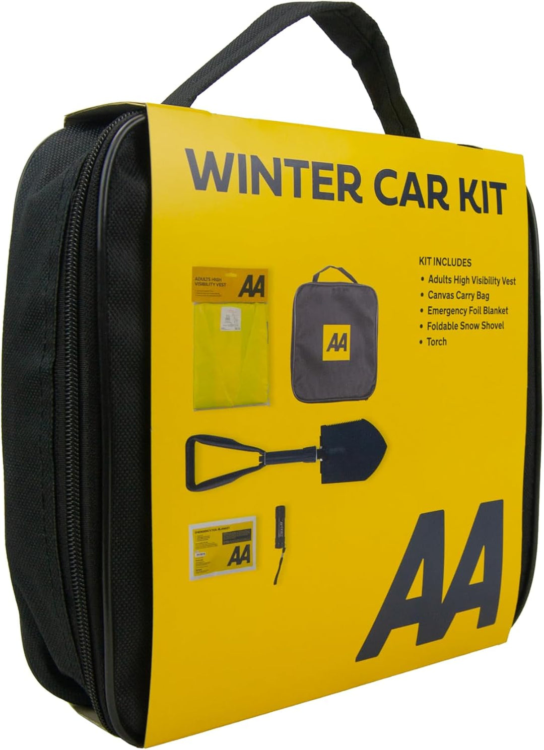 AA Winterset fürs Auto mit klappbarer Schneeschaufel AA Winter Car Kit with Folding Snow Shovel, AA