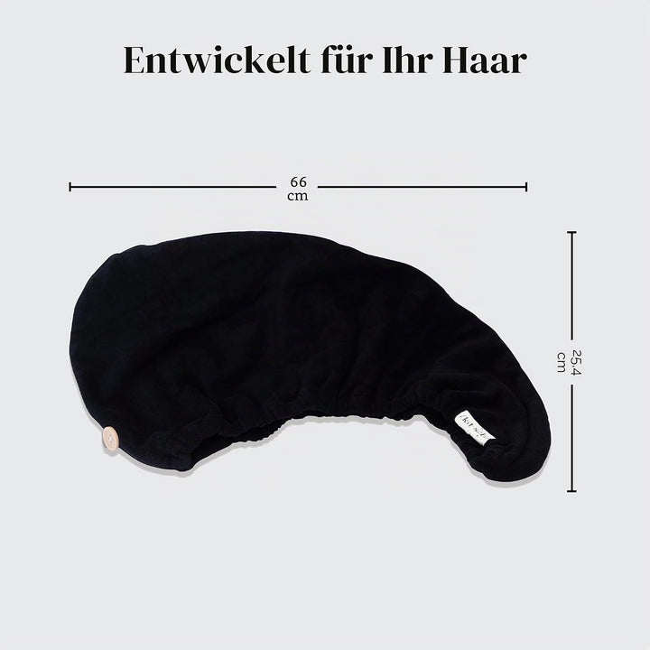 Kitsch Mikrofaser-Haartuch für Damen – Ultra-saugfähiges Haarhandtuch aus Mikrofaser für nasses, loc