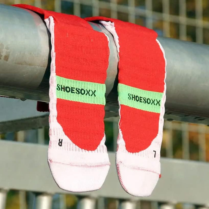 SHOESOXX Grip Sportsocken Funktionssocken L Rot, L Rot